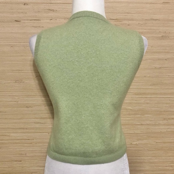 Green Button-Up Women's Cardigan - Picture 9 of 11